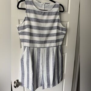 Striped Sleeveless Romper